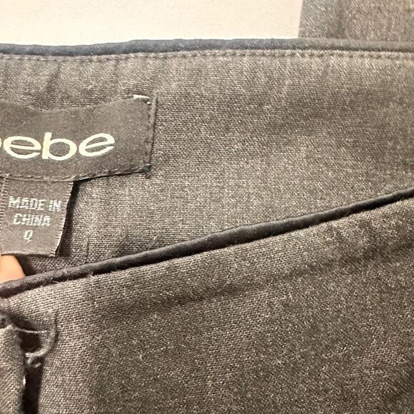 BeBe Size 0 Vintage Low Rise Flared Slack Pants With Cute Buckled Belt Detail - Picture 5 of 5